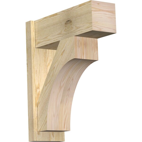 Ekena Millwork Westlake Block Rough Sawn Outlooker, Douglas Fir, 8"W x 22"D x 26"H OUT08X22X26WTL05RDF - main